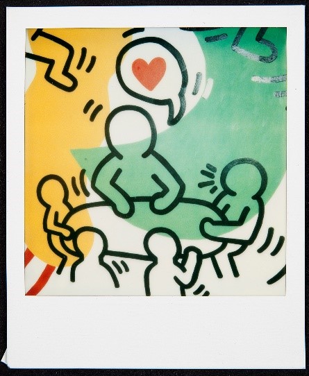 Keith Haring Polaroid