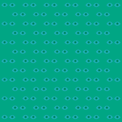 an eyes pattern in blue and green